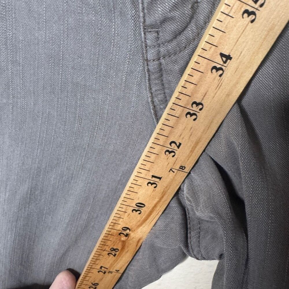 Tommy Bahama Pants Men's 36x32 Gray Flat Front Straight Leg Relaxed Fit - Picture 8 of 8